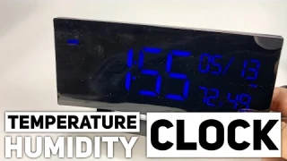 Digital Alarm Clock with Temperature and Humidity by Mpow review