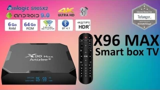 X96 MAX TV BOX - 6GB Ram 64GB Stockage - Artizlee smart box TV X96 - Android 9 - Unboxing