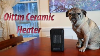 💥 CERAMIC ELECTRIC HEATER Oittm Oscillating (Tabletop) Small SPACE HEATER Review 👈