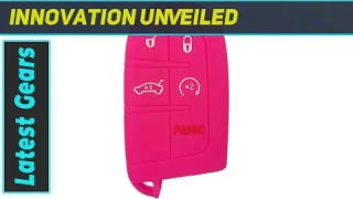 Coolbestda Silicone Smart Key Fob Cover Case for Dodge, Chrysler, Jeep - Protect Your Key in