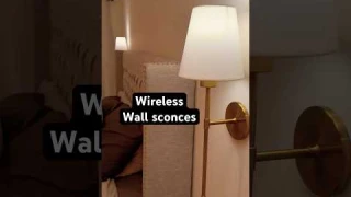Wireless wall sconces