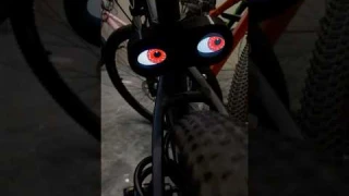 Rechargeable Devil eyes bike rear lights |Blazexel#bike #bikelights #bikelover #bikeaccessories