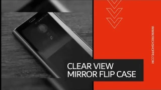 Clear View Smart Mirror Flip Case for Samsung