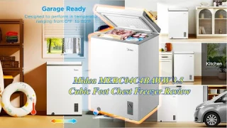e-commerce review/Midea 3.5 Cu.Ft Convertible Chest Freezer – Compact Freezing with Flexibility!