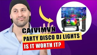 Party Lights Dj Disco Ball Light, LED Stage Strobe Lights Sound Activated with Remote Control