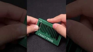 Another 3D Printed Musical Fidget - Crazy Frog by kida #3dprinting #fidget
