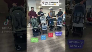 Travel stroller folding competition is back! Who do you think won? #nuna #uppababy #joolz #bugaboo