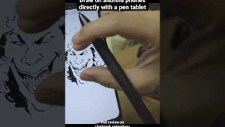 Draw on phone with #huion RTS 300 pen tablets from @HuionTablet  #digitalart #indianartist