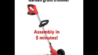 Assembling a Battery Powered Grass Trimmer