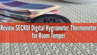 Review SECRUI Digital Hygrometer Thermometer for Room Temperature Humidity Meter Indoor Thermometer