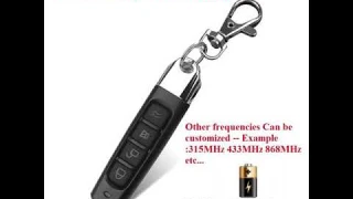 Universal Portable Cloning Remote Control Electric Copy Controller Mini Wireless Transmitter Switch