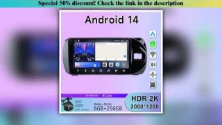 First Look Wireless Carplay Android 14 For Toyota Vitz 3 XP 130 2014 - 2019 Car Multimedia Player St