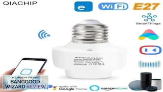 Ewelink WiFi E27 Lamp Holder Base APP Remote Control Smart Home Light Review