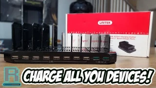 Charge all your devices with the Unitek 10-Port Charger!