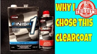 why i chose to try this SHERWIN WILLIAMS FC720 FINISH 1 clearcoat