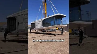 VESSEL Space Capsule-E7, a mobile house that does not occupy land #vessel #prefabhouse #spacecapsule