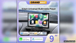 Universal 9 Inch Car Radio Multimedia Video Player Wireless CarPlay Android Auto For VW Nissan Toyo