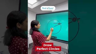 Interactive Flat Panel 65 Inch Smart Board - How To Use Smart Board Compass - Math Tools