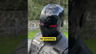 This Guy Wears an Iron Man Helmet Instead of a Motorcycle Helmet! 🔥