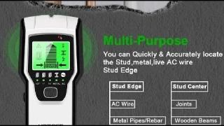 Homder Stud Finder Sensor Wall Scanner Review, Versatile stud finder with active live wire warning