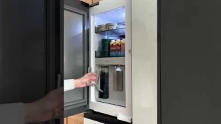 My favorite feature of our Samsung Bespoke Refrigerator. #kitchen #appliances #samsung