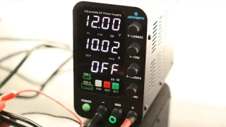 Jesverty DC Power Supply Variable, 0-32V 0-10A Switching Bench Power Supply with Intelligent Charge