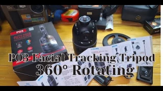 P03 Face Tracking Tripod - 360° Rotating with Anti-Shake Mount Smartphone Holder