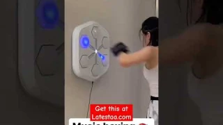 Music boxing machine for home workout.