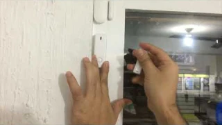 Instalación sensor magnético inalambrico 433MHz en puerta ó ventana  Alarmas tera