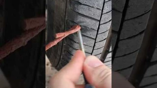 Emergency flat tire repair kit