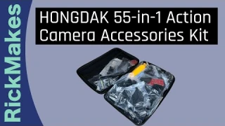HONGDAK 55-in-1 Action Camera Accessories Kit