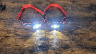 Rechargeable LED Head Light 2pk with motion sensor