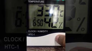 HTC-1 Temperature and Humidity Meter | Unboxing & Settings