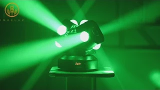 IMRELAX Mini Moving Laser Beam Lights for Party DJ Disco Home Party Karaoke