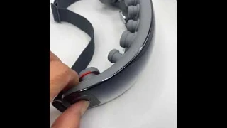 SKG Eye Massager with Heat, E7 Vibration Bluetooth Music Smart Heated Eye Massager for Migraines