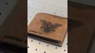 Small Business Idea! Use laser to permanently engrave your favorite designs onto a wallet. 💼