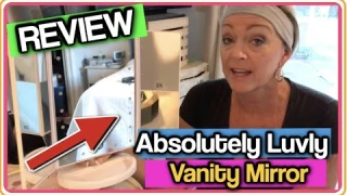 Absolutely Luvly Trifold Vanity Mirror with Lights REVIEW