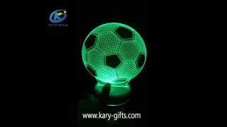 Colorful  USB Touch Sensor Base led night Light 3D table lamp