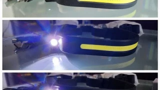 Review of Adjustable LED Headlamp with Motion Sensor and 5 Light Modes   SD 480p