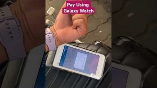 Pay Using Galaxy Watch #nfc #galaxywatch