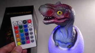 Visnfa 3D Dinosaur Touch Night Light Projection - Full Review