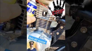 One minute deep cleaning trick| bike engine