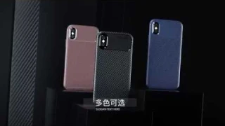 Carbon Fiber Texture Soft TPU Phone Case