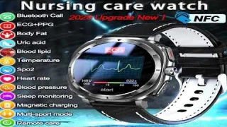 A must-have product! 2025 Nursing Health Smart Watch Men ECG Heart Rate Uric Acid Blood fat Blood