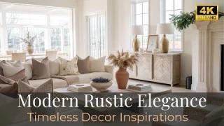 Modern Rustic Elegance for Every Room | Bright & Airy Contemporary Home Decor Inspirations