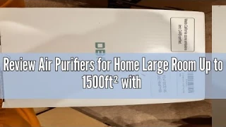 Review Air Purifiers for Home Large Room Up to 1500ft² with Aromatherapy, DBFIT H13 HEPA Air Purifie