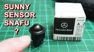 Mercedes Sun Sensor Replacement - Very Simple Repair!