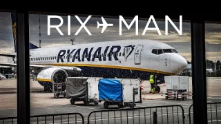 TRIP REPORT: @ryanair Boeing 737-8AS | Riga-Manchester