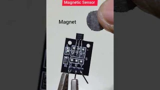 Hall Effect Sensor 🔥 Magnetic Sensor 🧲 #shorts #viralvideo #reels #electronic #electroeshu #diy