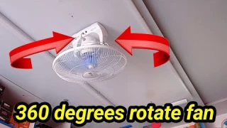 360%డిగ్రీలు తిరిగే ఫ్యాన్ || Orient Electric Roto-53 400 MM high speed wall mounted cabin fan